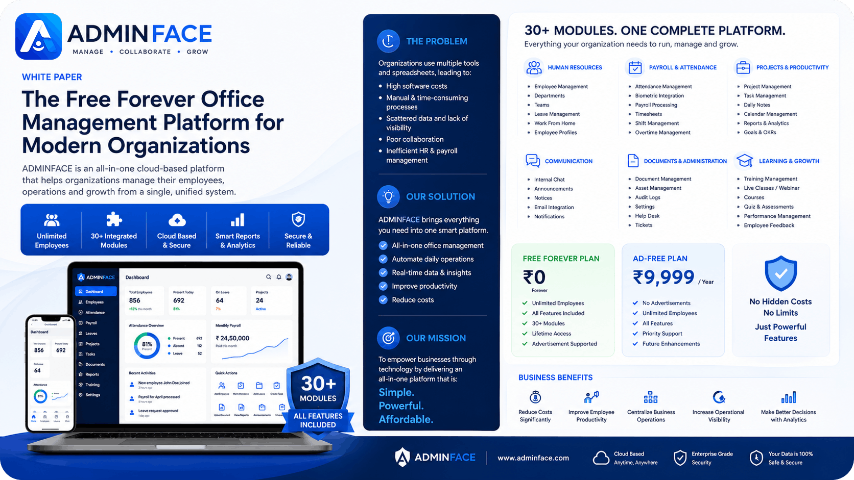 The Free Forever Office Management Platform for Modern Organizations