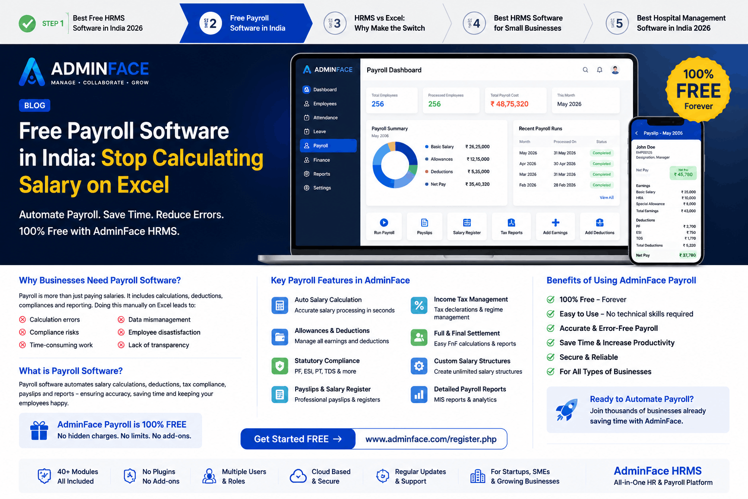 Free Payroll Software in India 2026: Stop Calculating Salary on Excel