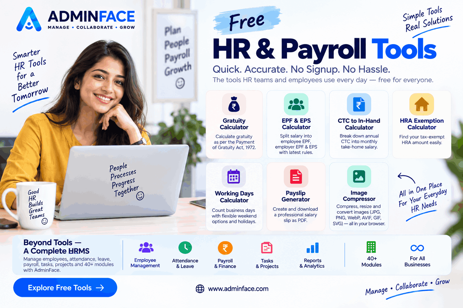 Free HR & Payroll Tools for HR Teams and Employees