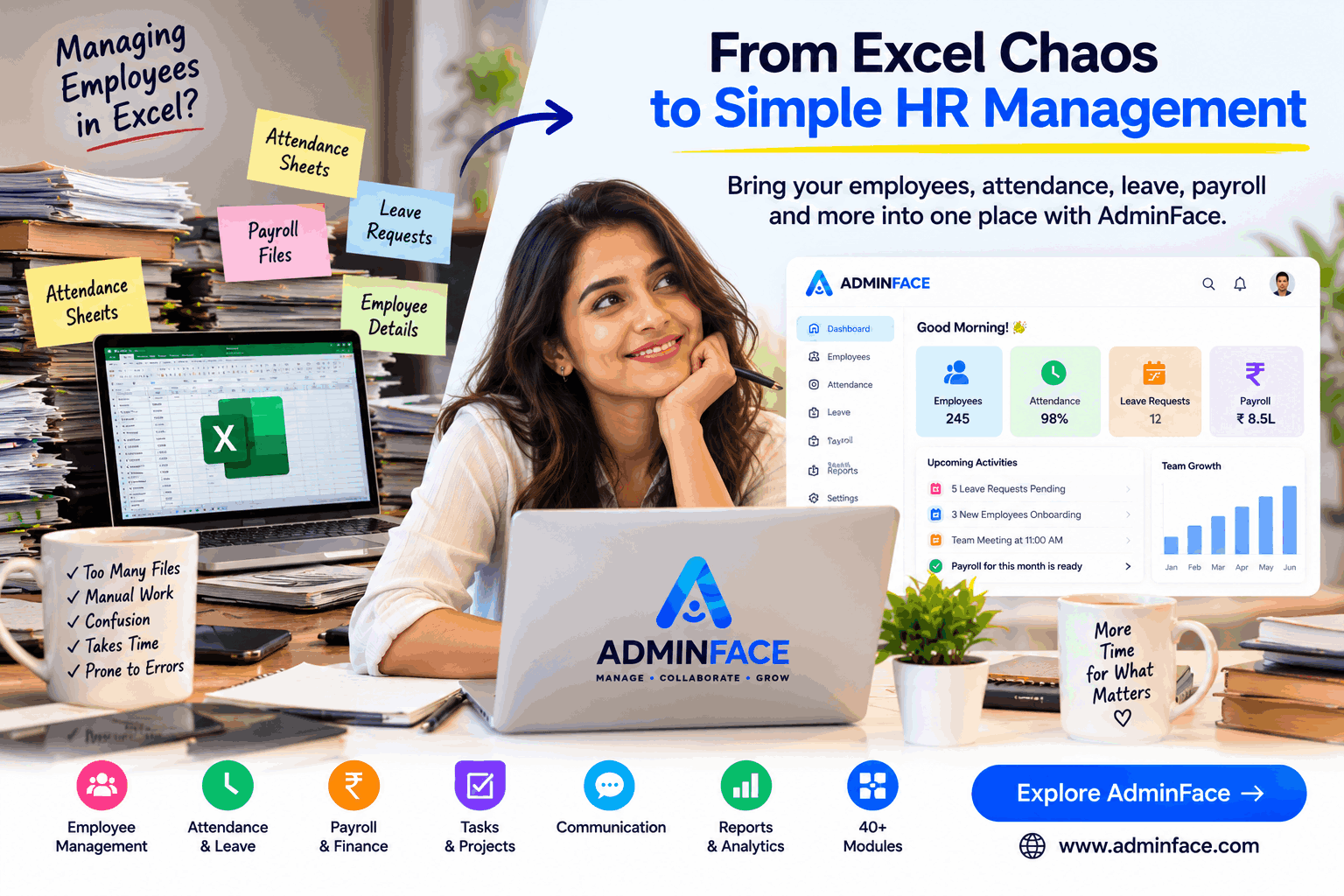 Still Using Excel for HR? Here’s What Changes When You Move to an HRMS